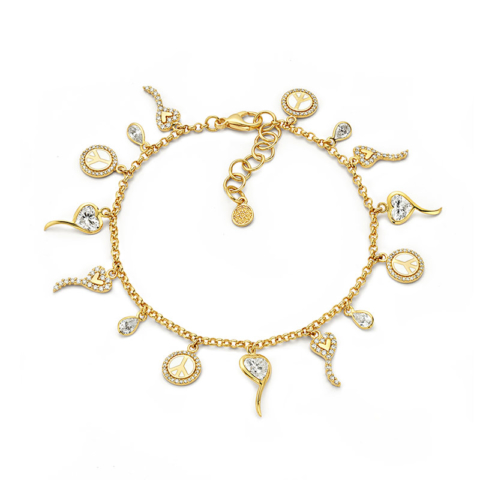 Auspicious Buddha Mama PEACE AND LOVE BRACELET