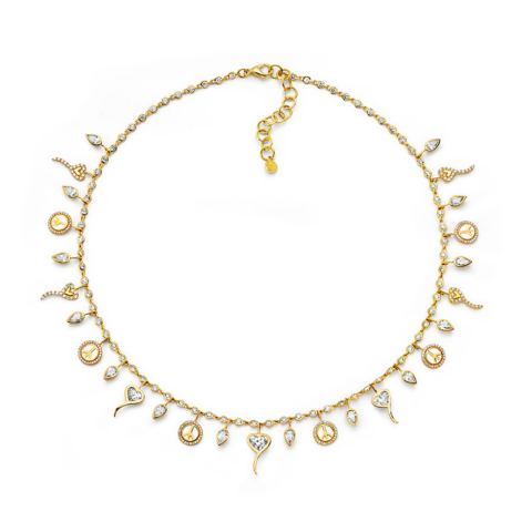 Auspicious Buddha Mama PEACE AND LOVE NECKLACE